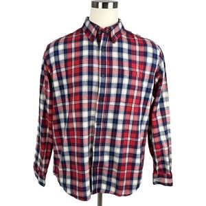 Red & Blue Plaid Shirt (XL)